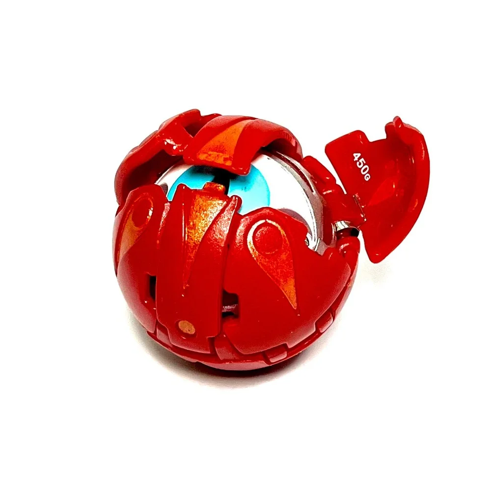 Bakugan Battle Brawlers B2 Red Pyrus Tentaclear 450G Eyeball Spin Master READ